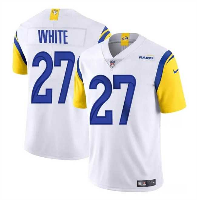 Youth Los Angeles Rams #27 Tre%27Davious White White Vapor Untouchable Stitched Jersey Dzhi